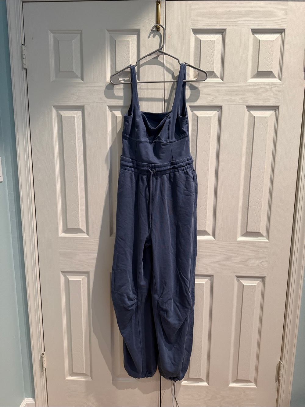 NWOT Free People Movement Women's Blue Sleeveless Jumpsuit